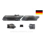 MP-40 Cut Receiver Pieces With Front Trunnion & Rear Sight, *Good* 