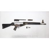 HK G3 Parts Kit w/Factory Barrel and Trunnion, Select Fire Grip, Black Polymer Stock 7.62x51 NATO *Good* 