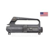 Colt AR-15 / SMG 9mm Upper Receiver, w/ Rear Sight, Ejector Door and Gas Deflector *Good* 