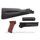 Bulgarian AK-74 Stock Set, Polymer, Plum *Very Good*
