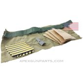 USGI M-16 / AR-15 4-Pocket Bandolier Repack Kit, (1) Charger, (12) Stripper Clips, (4) Ammo Sleeves, 5.56 NATO, *NOS* 