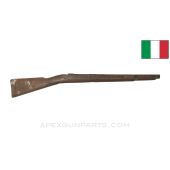 Italian Carcano M38 Short Rifle Stock, 34.5", w/ Buttplate, Cracked, Wood *Fair*