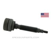 T&E Traversing Handwheel and Screw Assembly, Fits M2 Tripod, 1919 Browning .30, Refinished *Very Good*