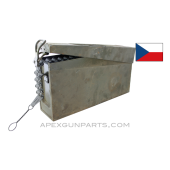 Czech ZB-37 Ammo Can, With (2) 100rd Belts, 7.92x57 *Good* 
