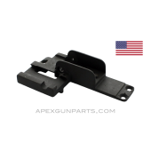 Browning M2 .50 Cal. Rear Sight Base, Stripped, Early Style w/ Scope Base, Parkerized, *Very Good*