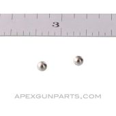 CETME Model C Rear Sight Detent Balls, Set of 2, *NOS* 