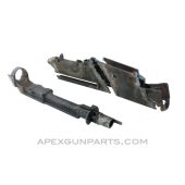 L4 BREN Receiver Pieces w/Gas Cylinder, Torch Cut, 7.62X51 NATO, *Good* 