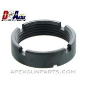 AR-15 Titanium Buffer Tube Lock Ring, Black Finish, by DS Arms, *NEW*