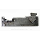 Browning 1919 Left Hand Side Plate (LHSP), Complete Pawl Bracket w/Cartridge Guides, Cracked Rear Sight Base, Israeli 7.62 NATO *Good* 