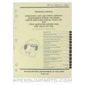 Food Sanitation Center Technical Manual, Paperback, May 1991, TM 10-7360-211-13&P *Very Good*