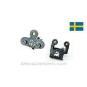 Swedish Ljungman AG-42 Night Sight Set, In Leather Case *Good*