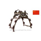 Chinese Military Pack Saddle Frame, Metal & Wood, for Mortar Tube *Good*
