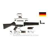 HK33 Rifle Parts Set, Black Polymer Furniture, .223 / 5.56 *Good* 