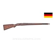 98K Mauser Stock Assembly, Flat Buttplate, Waffen Marked, Laminated Wood, *Fair*