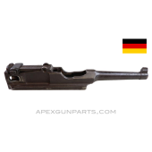 C96 Mauser Pistol Barrel and Extension, 4", w/ Adjustable Rear Sight, Pitted Bore, 7.63x25, *Good*