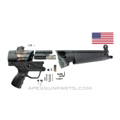 C93 Pistol Partial Parts Set with US Made 8" Barrel, .223/5.56, *Good* 