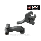 AK Trigger Group, Single Hook, Half-Bow, US Made 922(r) Compliance Part, by M+M, *NEW*