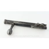 Japanese Type 38 Bolt Body, w/ Extractor, Straight Handle, Blued, 6.5X50SR Arisaka  *Good* 