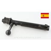 Spanish M43 Bolt Assembly, Straight Handle, No Safety, 7x57mm *Very Good*