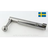 Swedish M1896 Mauser Bolt Body, W/ Extractor, In The White, 6.5x55 *Very Good*