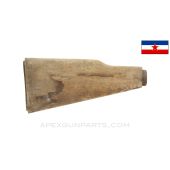 Yugoslavian M70 AK47 Butt Stock, has Water Spots / Stained, No Parts Fitted *Unused*