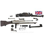 BREN Mk1m Parts Kit With Torch Cut Receiver Pieces and Bipod, Broken Pistol Grip, .303 British *Good* 