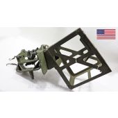 MK64 MOD 9 Heavy Mount w/Ammo Can Holder, Green Painted *Good* 