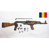 Romanian M63 AKM Parts Set w/CHF Chrome Lined Populated Barrel, Wood Stock, "G" Marked, Partially Matching *Good* 