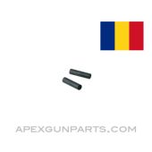 Romanian AKM Front Sight Block / Gas Block Pins (fits both), Set of 2, 7.62x39, *NEW* 