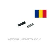 Romanian AKM Front Sight Detent & Spring, 7.62x39, *NEW* 