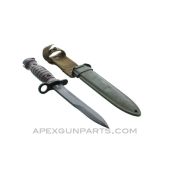 M1 Carbine Bayonet and Scabbard, Italian Issue, *Very Good* 