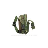 RACK AN/PRC-126 Radio Pocket, Pouch, w/ Leg Strap, Woodland *Very Good*