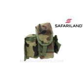 Safariland M4/AR-15 3 Magazine Pouch, Woodland Camo, *Very Good*