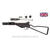 STEN MK2 SMG Parts Set W/Skeleton Stock, 9MM Luger
