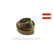 STEYR AUG Sling, 52", No Keeper w/Buckle, Green Canvas *Good* 