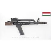 Hungarian AK-47 Populated Barrel, 10.5" w/ Front Grip & Trunnion, 7.62x39, *Fair*