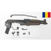 Romanian Draco AK Pistol Parts Kit, Original Barrel, Numbers Matching, Modified Carrier, 7.62x39