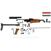 Hungarian AK-63D AMMS Under Folder Parts Kit w/Wood Grip, 7.62x39 *Good* ONE-OFF