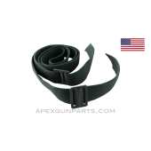 M16 / AR-15 Adjustable Sling, Small Arms "Silent Sling" Black Nylon *Very Good* 