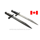 Ross MKII Bayonet, Type 2, No Scabbard, Canadian, *Good* 