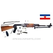 Yugoslavian ZASTAVA M72B (RPK) Parts Kit, Milled Receiver, 7.62X39 *Good* w/Light Rust 