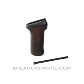 Romanian RPK Early Wooden Pistol Grip with Metal Ferrule, *Fair* 