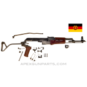 East German DDR MPi-KM AK Parts Kit, Side Folding Stock, Sanitized, Blued, 7.62X39, *Very Good* 