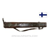 Finnish Lahti-Saloranta M/26 MG Barrel Carrier, Dark Leather, Finnish *Good* 