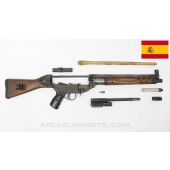CETME Model C Rifle Parts Kit, w/ NIW Spanish Barrel, 17.5", 7.62 NATO / .308, *Very Good*
