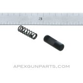 East German AKM Front Sight Base Detent Plunger and Spring Set, *Very Good*