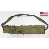 M1 Garand Bandolier with 6 Enbloc Clips *Good*