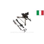 Breda M37 LMG Partial Parts Kit w/ Intact Barrel and Cut Receiver Pieces w/ Tripod, Both Incomplete, WW2 Italian, 8X57 