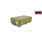 M67 Ammo Crate, 7.62x39mm, Green Painted Wood, *Good*