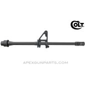 Colt AR-15 / SMG 9mm Barrel Assembly, 16&quot; 1/10 Chrome Lined, w/Nut, Front Sight &amp; Flash Hider *NEW* 